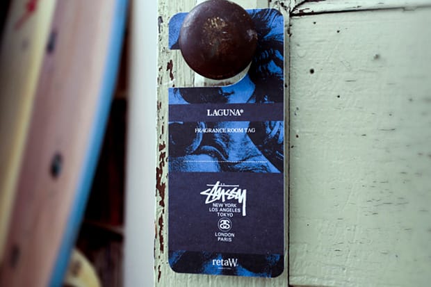 Stussy x retaW "Laguna" Fragrance Room Tag