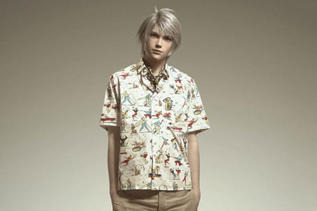 SQUARE ENIX x Prada 2012 Spring Collection in Arena Homme+ Magazine