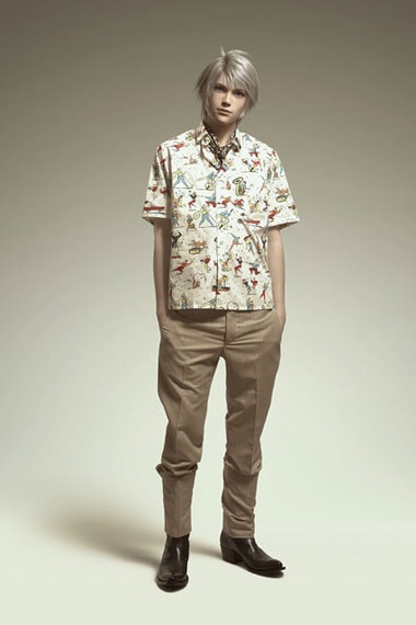 SQUARE ENIX x Prada 2012 Spring Collection in Arena Homme+ Magazine