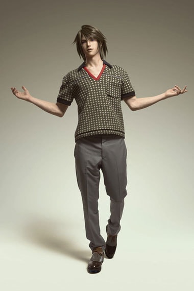 SQUARE ENIX x Prada 2012 Spring Collection in Arena Homme+ Magazine