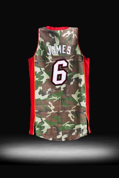 lebron james camo jersey