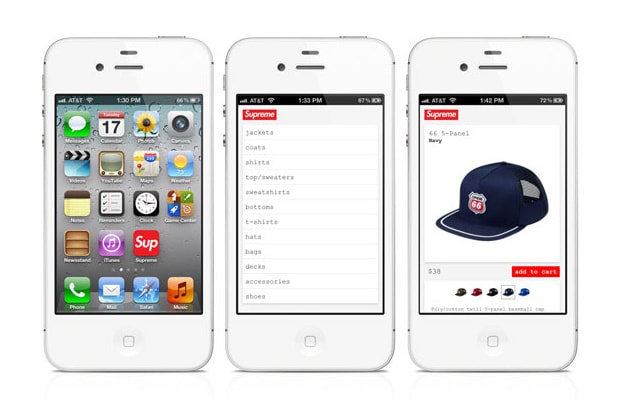 Supreme Announces iPhone Website