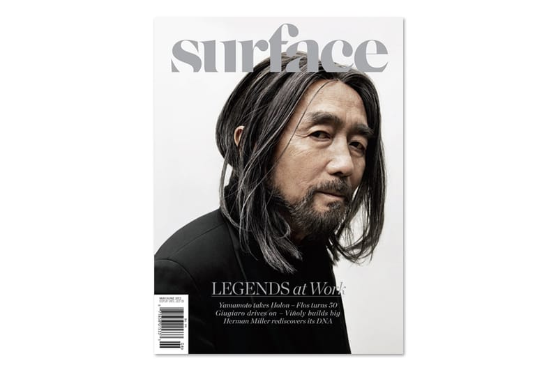 Surface Magazine 2012 May/June Cover featuring Yohji Yamamoto