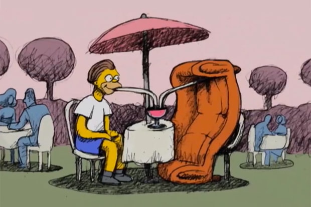 The Simpsons Couch Gag By Bill Plympton Hypebeast