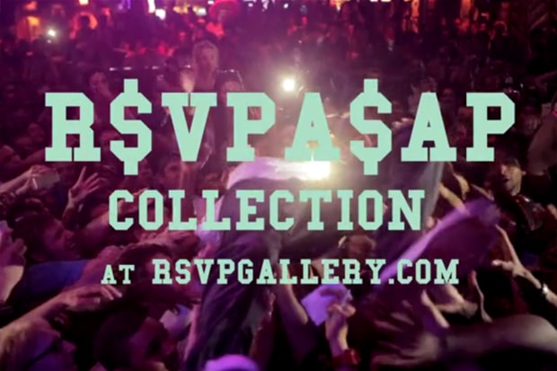 A$AP Rocky x RSVP Gallery "R$VPA$AP" Capsule Collection Video