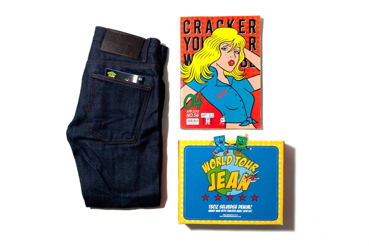 CRACKER YOUR WARDROBE x Naked & Famous "WORLD TOUR JEAN" 13oz Denim