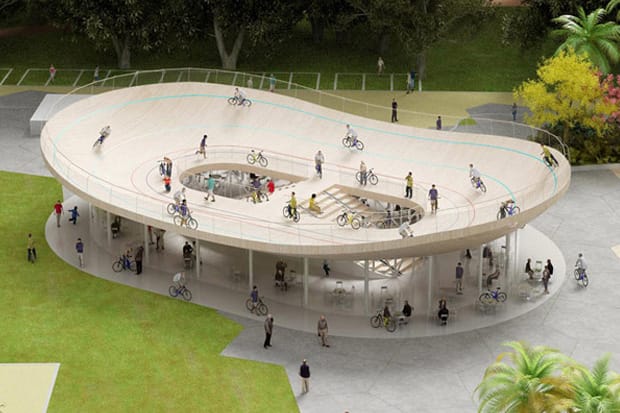 Cycling Pavilion in Hainan China by NL Architects