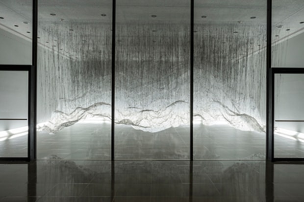 Hot Black Glue and White Sheeting Go a Long Ways In This Amazing Installation