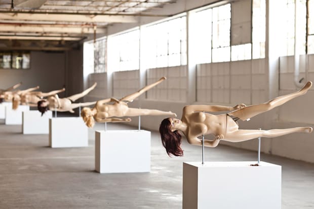 Life-Sized Lady Nutcrackers by Jennifer Rubell