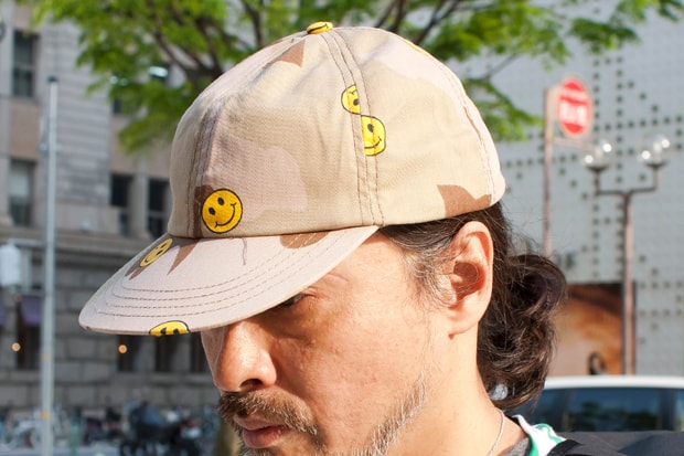 Mark McNairy Smiley Face Camo Cap