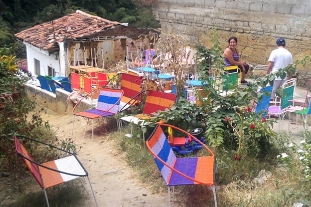 Marni Taps Colombian Ex-Prisoners to Create "100 Chairs"