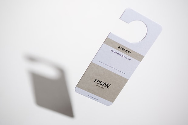 retaW “BARNEY” Fragrance Room Tag