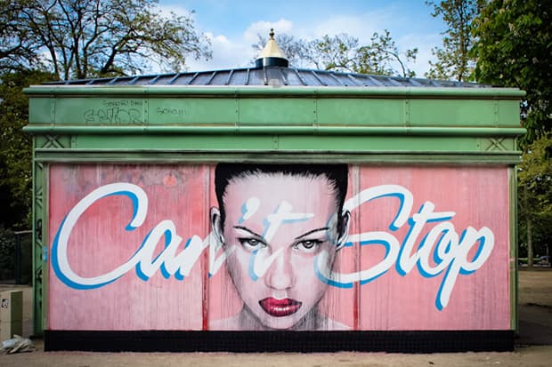 RONE 'Can't Stop' Mural @ Bois de Vincennes Park