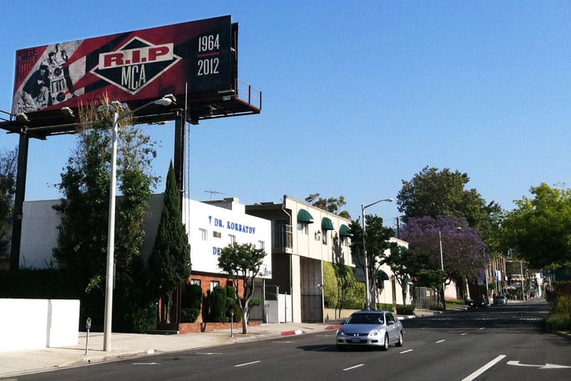 Shepard Fairey x Glen E. Friedman MCA Tribute Billboards