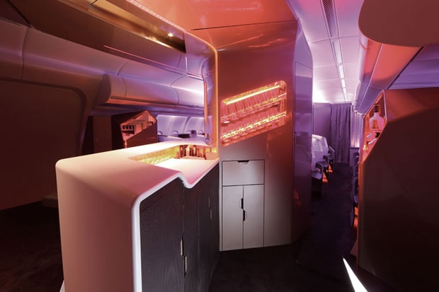 Virgin Atlantic Airways Upper Class Bar and Cabin by VW+BS Studio 