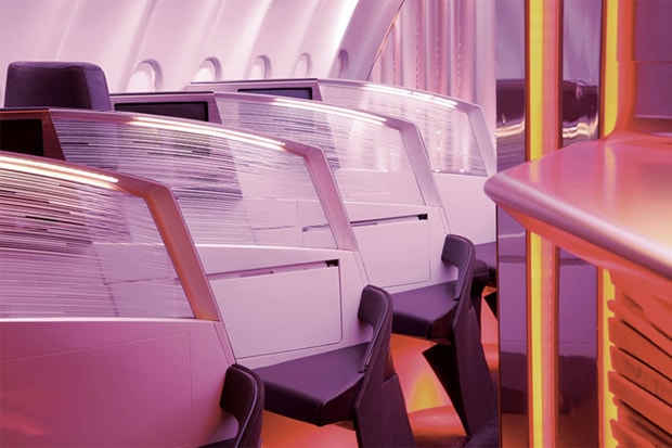 Virgin Atlantic Airways Upper Class Bar and Cabin by VW+BS Studio 