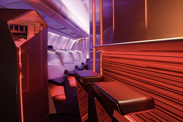 Virgin Atlantic Airways Upper Class Bar and Cabin by VW+BS Studio 