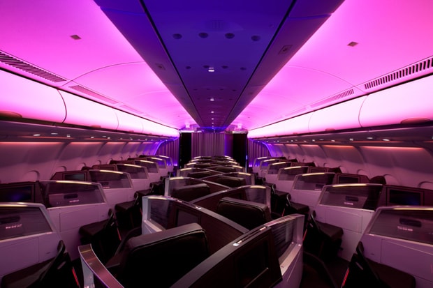 Virgin Atlantic Airways Upper Class Bar and Cabin by VW+BS Studio 