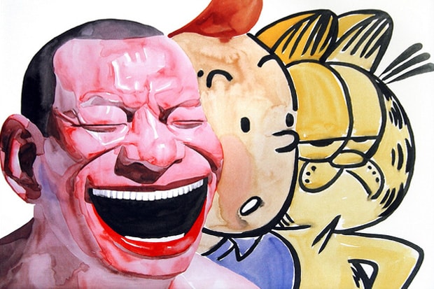 Yue Minjun Series of Lithographs @ Carmichael Gallery