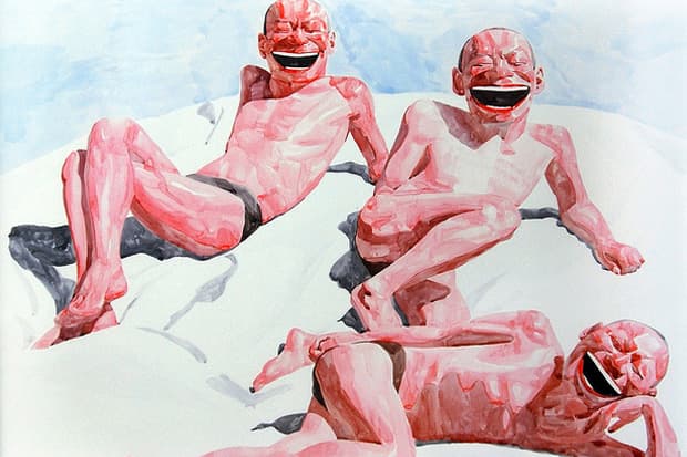 Yue Minjun Series of Lithographs @ Carmichael Gallery