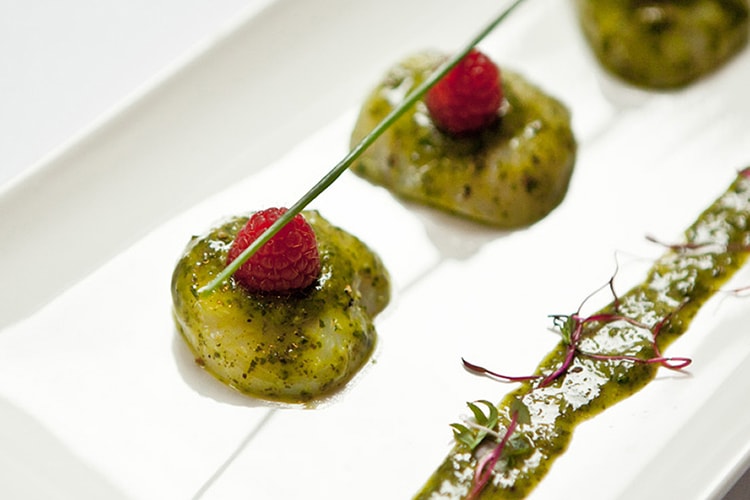 HYPEBEAST Eats... Marinated Scallops with Watercress and Wasabi by Chez Patrick Deli