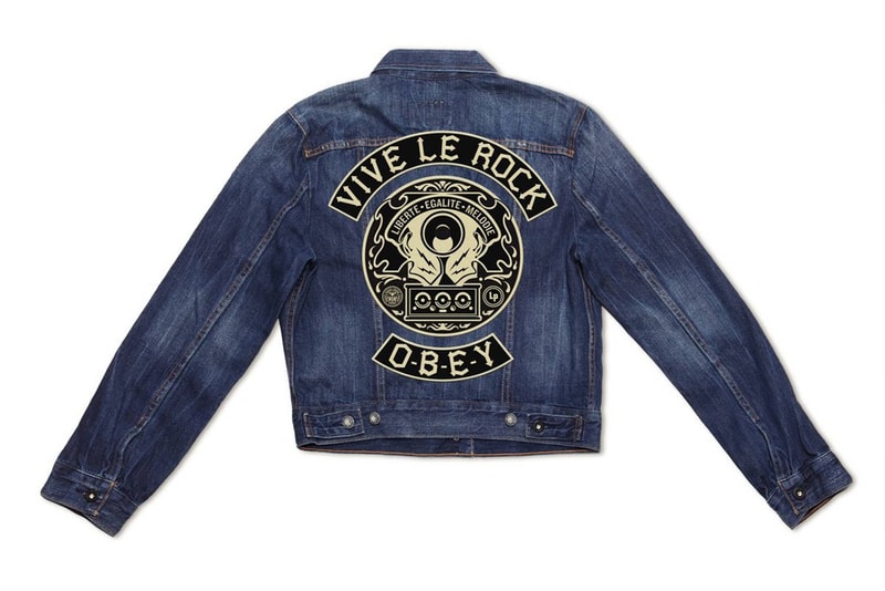 André Saraiva x Shepard Fairey x Levi's Paris Denim Trucker Jackets
