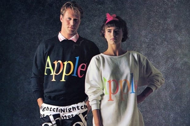 Apple's 1986 Clothing Collection