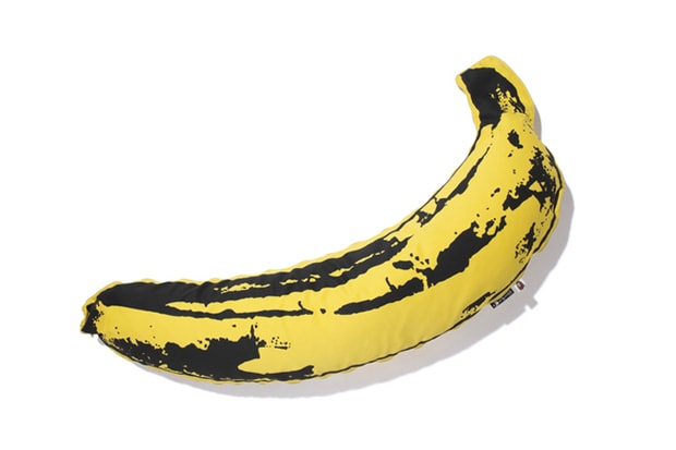 Andy Warhol x Medicom Toy x A Bathing Ape 2012 CAMO BANANA Pillow Further Look