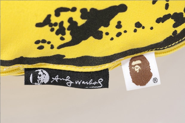 Andy Warhol x Medicom Toy x A Bathing Ape 2012 CAMO BANANA Pillow Further Look