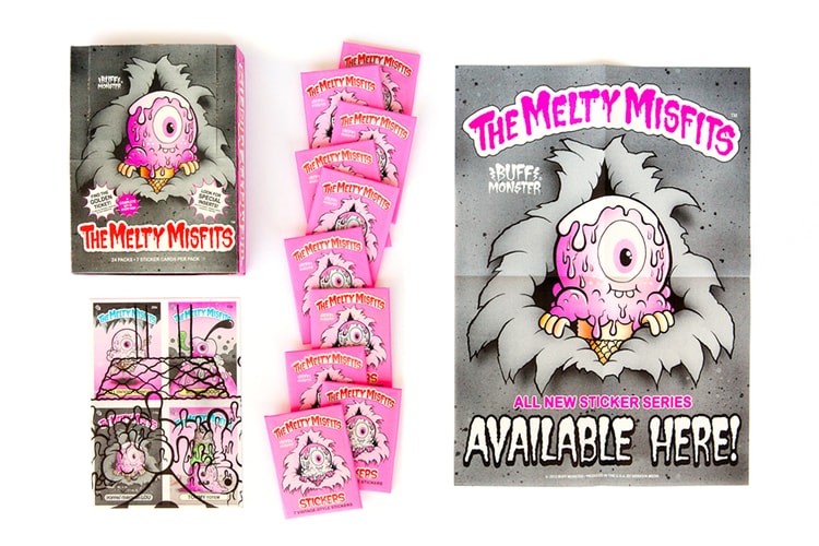 Buff Monster "The Melty Misfits" Collectible Sticker Cards