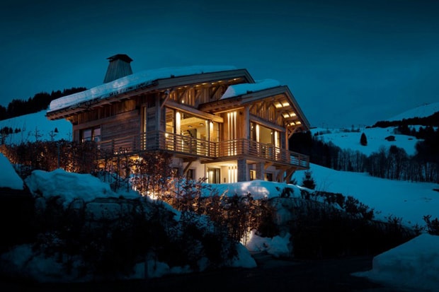 French Alps Mountain Cabin "Chalet Cyanella" by Bo Design 