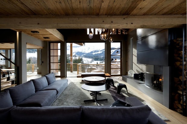 French Alps Mountain Cabin "Chalet Cyanella" by Bo Design 