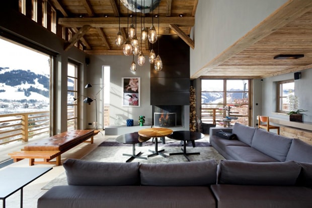 French Alps Mountain Cabin "Chalet Cyanella" by Bo Design 