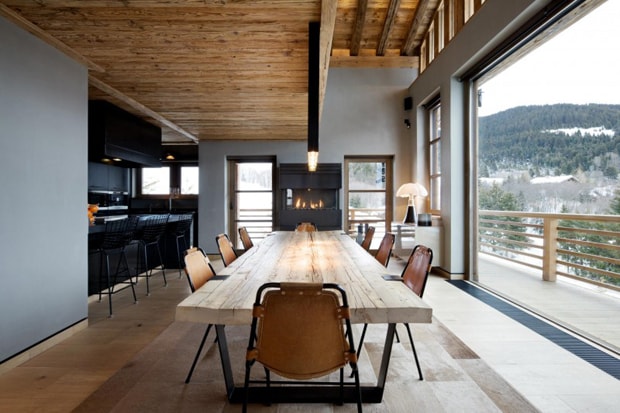 French Alps Mountain Cabin "Chalet Cyanella" by Bo Design 