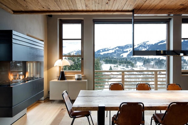 French Alps Mountain Cabin "Chalet Cyanella" by Bo Design 