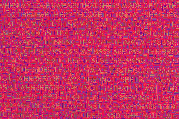 Invisible Poem Paintings by Lu Xinjian