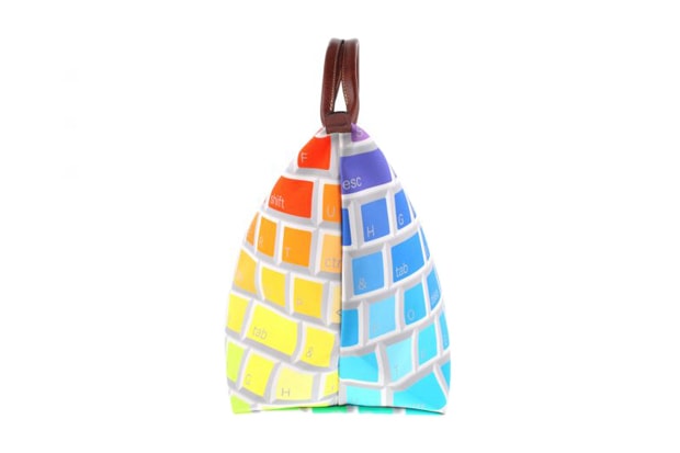 Jeremy Scott x Longchamp Multi-Colored Keyboard Travel Bag