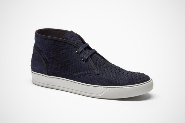 Lanvin Python Desert Boots