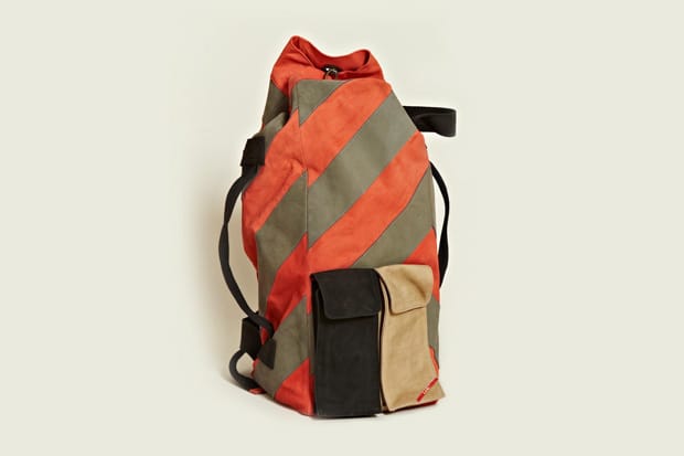 Leh Oversized Leather Duffle Backpack