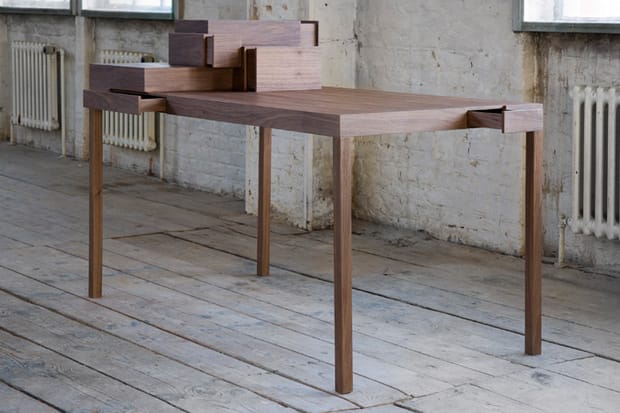 Drawers That Interact With One Another: Listen to Your Hands Desk by Lee Sanghyeok 