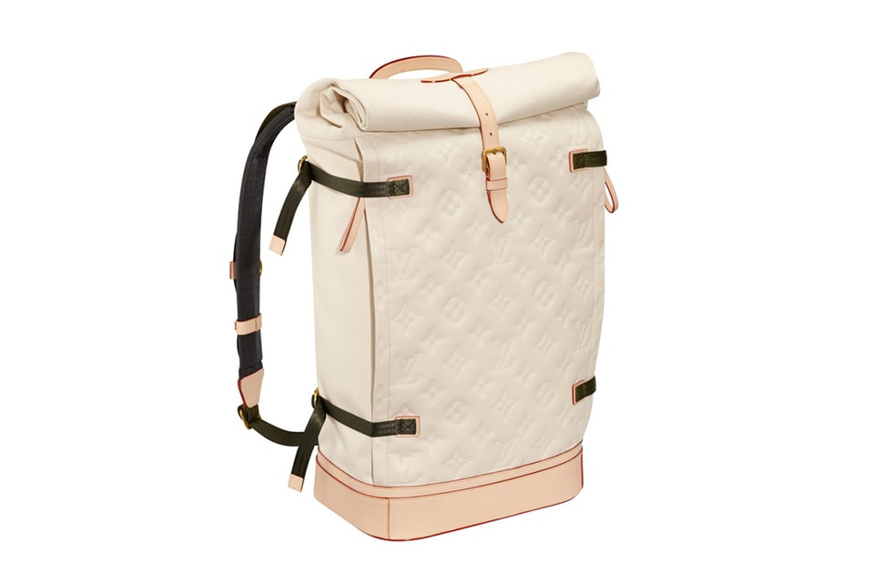 louis vuitton 2012 backpack Damier Masai Adventure Practical Leather backpack Louis Vuitton White