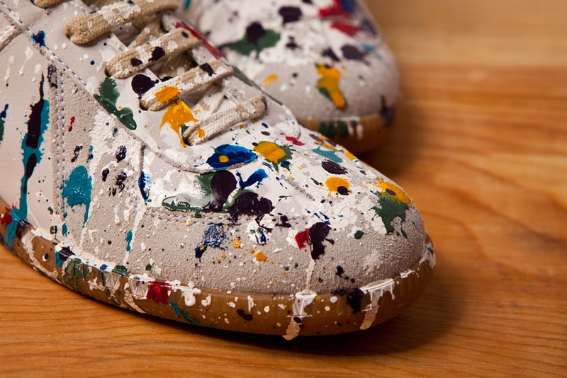 Maison Martin Margiela 2012 Pre-Fall Paint Splatter Replica Sneakers