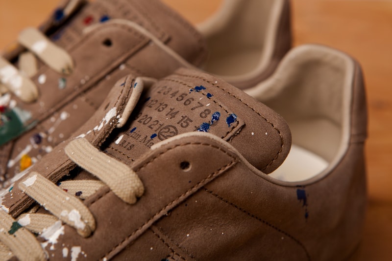 Maison Martin Margiela 2012 Pre-Fall Paint Splatter Replica Sneakers