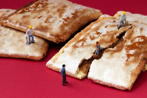 Miniature People Playing with Food by Christopher Boffoli