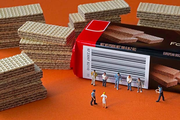Miniature People Playing with Food by Christopher Boffoli