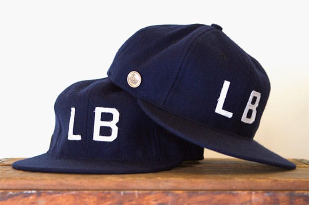Port x Ebbets Field Flannels "LB" Wool Baseball Cap