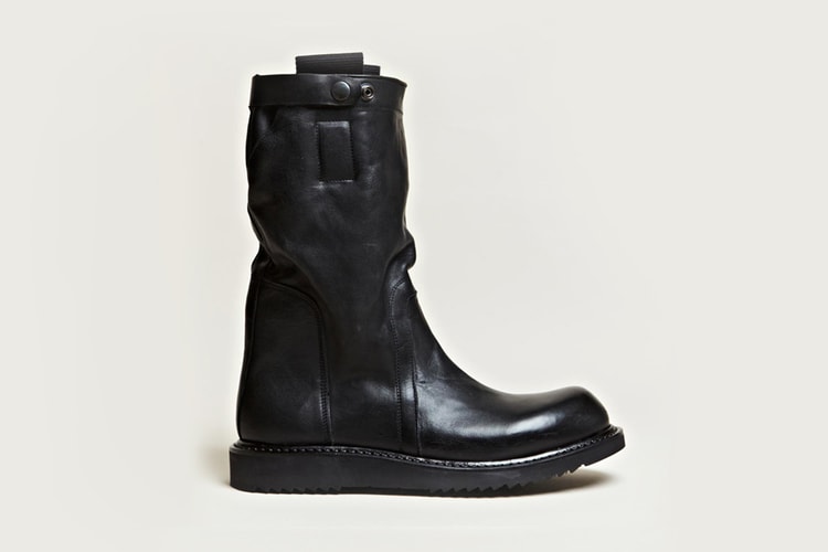 Rick Owens Pull On Biker Boots