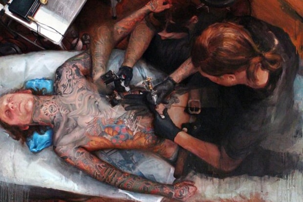 Shawn Barber "Memoir: The Tattooed Portraits Series" Exhibition @ Joshua Liner Gallery Preview 