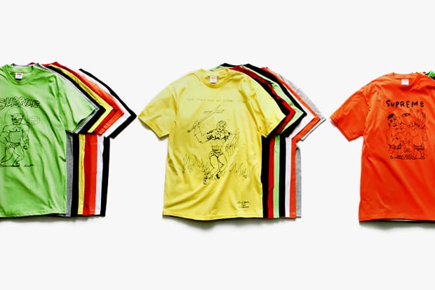 Daniel Johnston x Supreme T-shirt Collection Preview