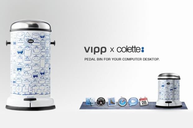 Vipp x Kevin Lyons x colette "Digital Trash" Pedal Bin Computer Desktop Icon